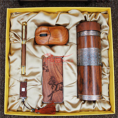 黑檀木百茶圖保溫杯 房地產(chǎn)開(kāi)盤(pán)紀(jì)念禮品的匠心之選